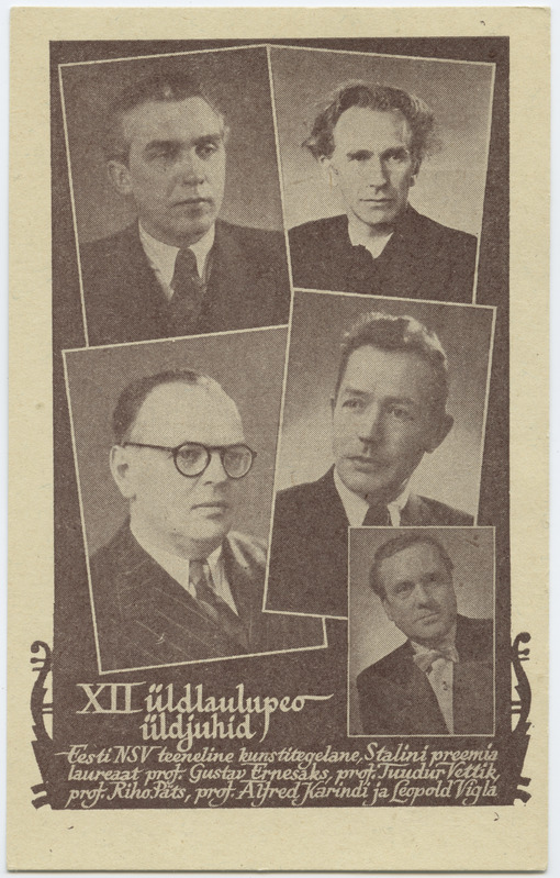 XII üldlaulupeo üldjuhid