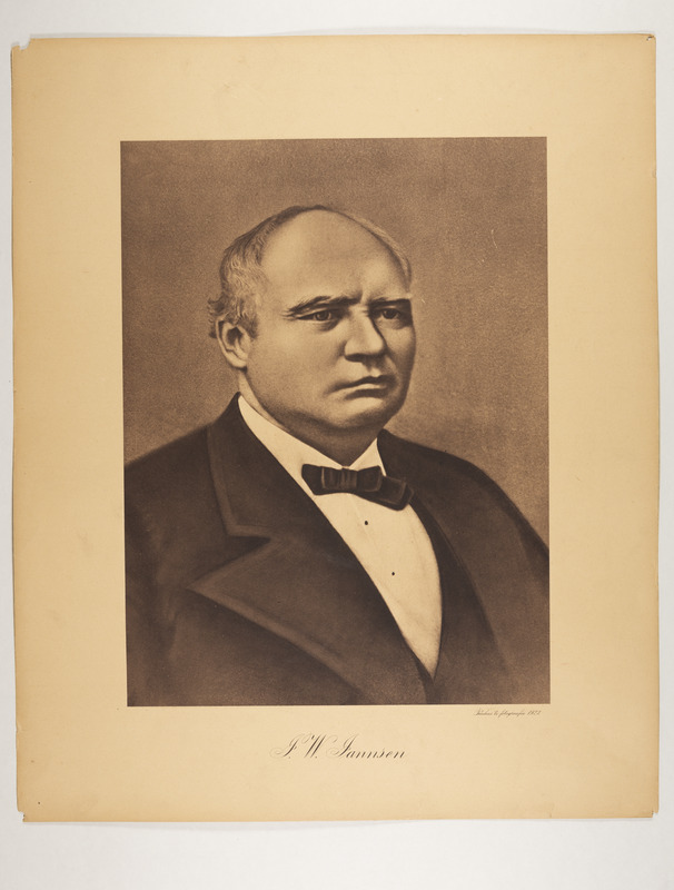 Johann Woldemar Jannsen'i portree, trükipilt, repro fotost.