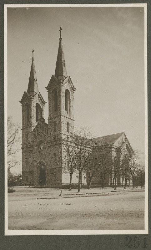 Tallinn. Tallinna Kaarli kirik. Esifassaad.