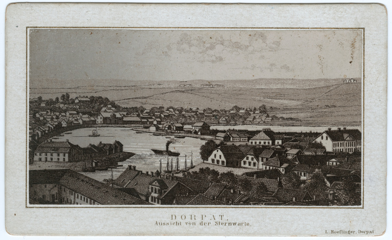 Fotorepro graafilisest lehest. Vaade Tartule