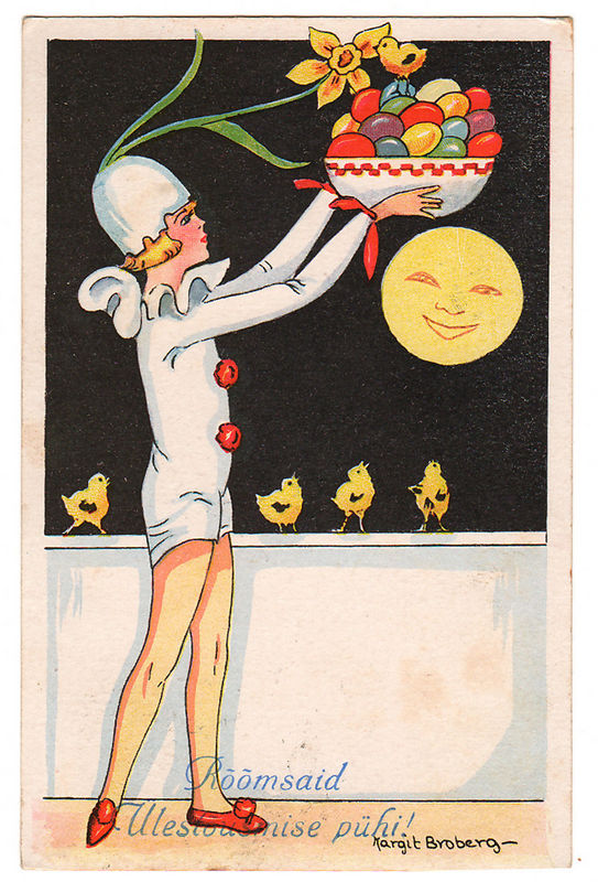 Postkaart Rõõmsaid ülestõusmise pühi