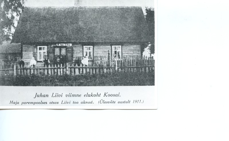 Juhan Liivi viimane elukoht Koosal