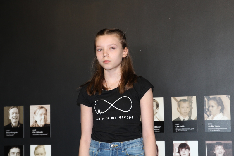 XXX koolinoorte etlusvõistluse lõppvooru esineja Olga Hrustaljova