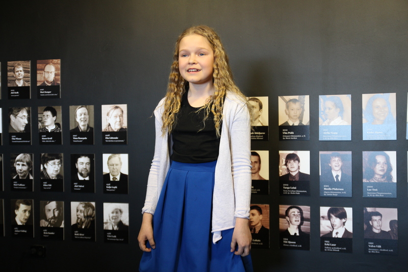 XXX koolinoorte etlusvõistluse lõppvooru esineja Gerda Ly Käis
