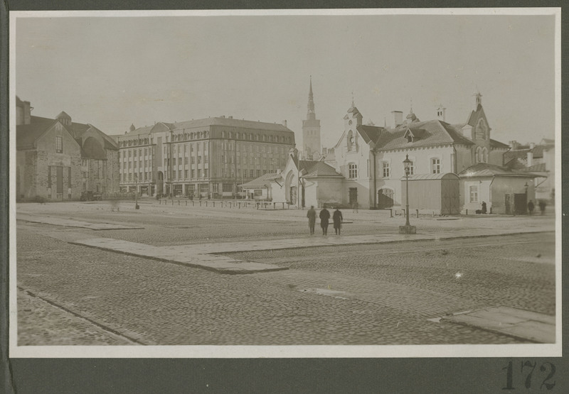 Tallinn. Vaade Uuelt turult Saarineni majale.