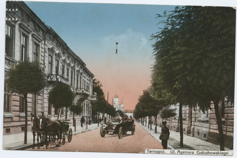 Tarnopol (Ternopil).  Agenora Goluchowskiego tänav.