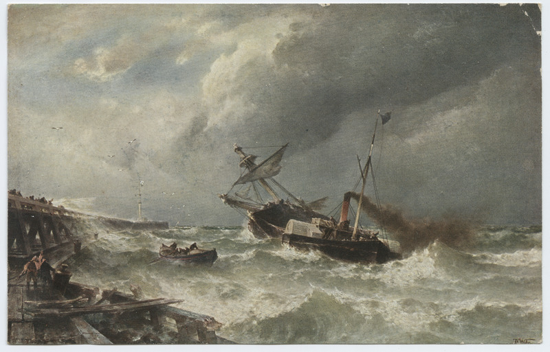 Aurik tormisel merel. Maal