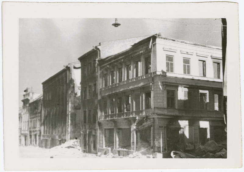 Tartu 1944.a. Varemed.