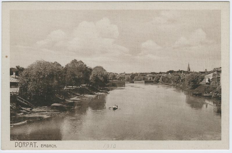 Tartu, vaade Emajõele
