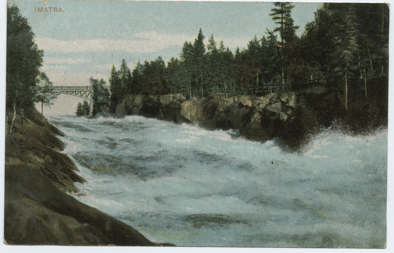 Soome, Imatra. Kärestikuline jõgi.
