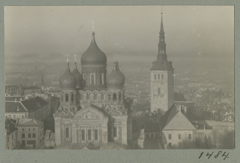Tallinna Vanalinn. Aerofoto (lennuvaade) Aleksander Nevski katedraalist