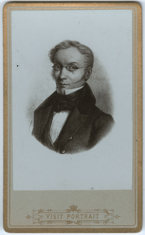 Fotorepro litograafilisest lehest. Friedrich Georg von Bunge