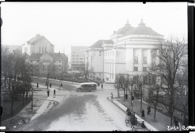 Vaade "Estonia" teatrile ja Draamateatrile