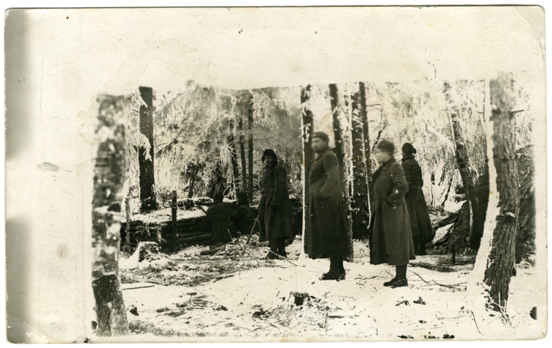 Positsioonid Valklas Vabadussõja päevil 1917-1918.aastal.