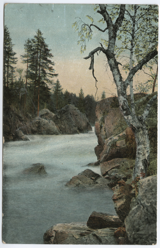 Soome, Ilomantsi jõgi, Pamilionkoski vaade