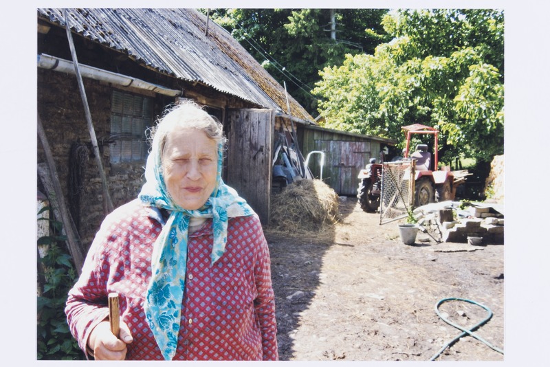 Vandjala küla Kaurila talu vanaperenaine Aino Talvik