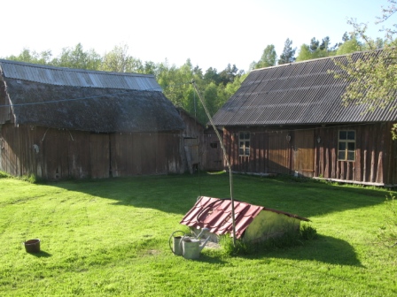 Jõeküla küla Männi talu õu ja kõrvalhooned