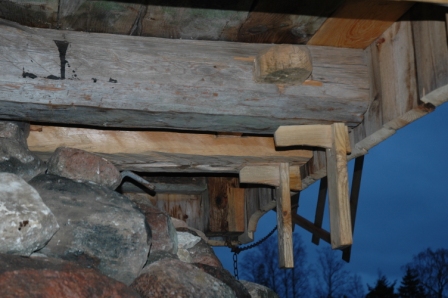 Heltermaa küla Peeter Ankru talu tuuliku detailfoto