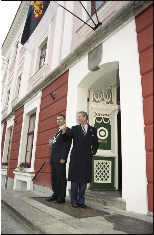 Briti kroonprints Charles külaskäik Tartu Ülikooli,  6. nov. 2001