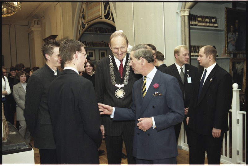 Briti kroonprints Charles külaskäik Tartu Ülikooli,  6. nov. 2001