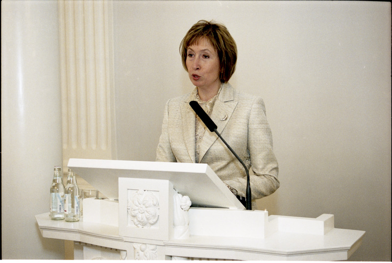 Tartu Ülikooli rektori valimised aulas, 28. veebr. 2003