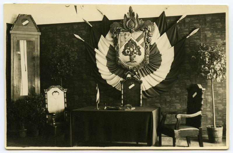 Korporatsioon Fraternitas Tartuensise konvendikorteri sisevaade, u 1932-1934