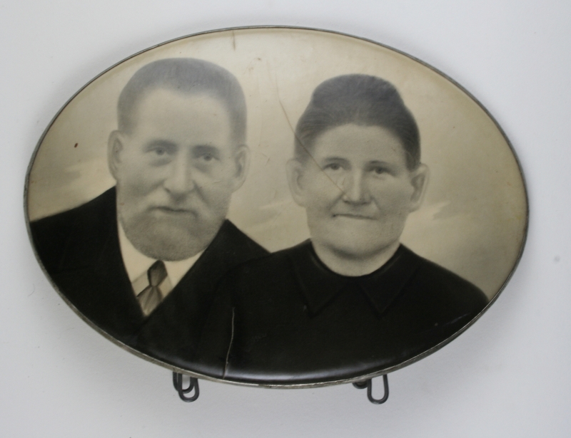 Eva Wilhelmine-Hansen-Hogand ja Aleksander Hogand - kaksikportree