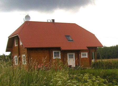 Riida talu uus elumaja. Kasepää küla, Peipsi tn 88