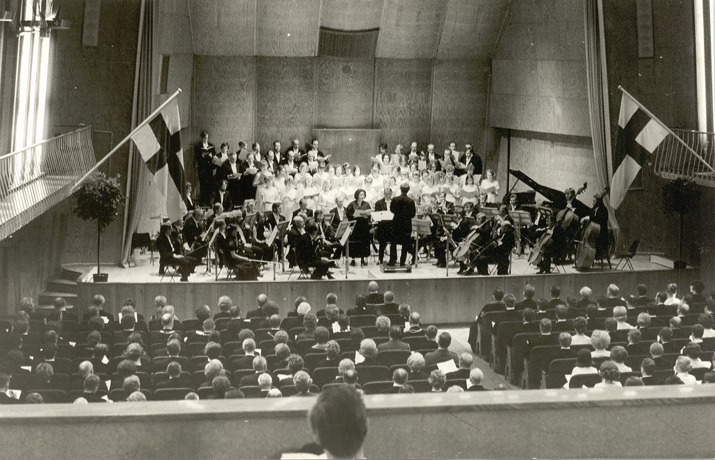 Musical performance at the conferment ceremony, 1955