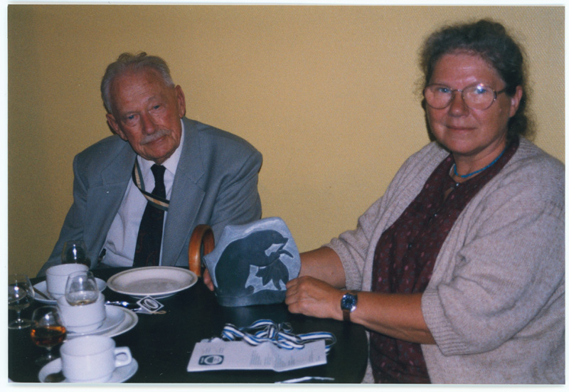 Foto albumist Korp! Wäinla, 1999.  Emil Kuhi ja Anu Kotli