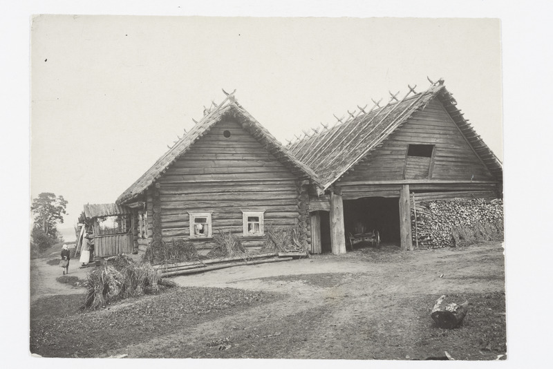 Vadja kaks elamut kõrvalhoonetega 1927. a. Babino k. Kingissepa maakonnas