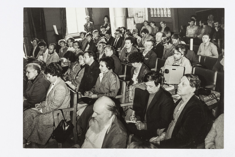 Vepslastele pühendatud teaduslik-praktiline konverents toimus 15. juunil 1987. aastal. Vaade saali.