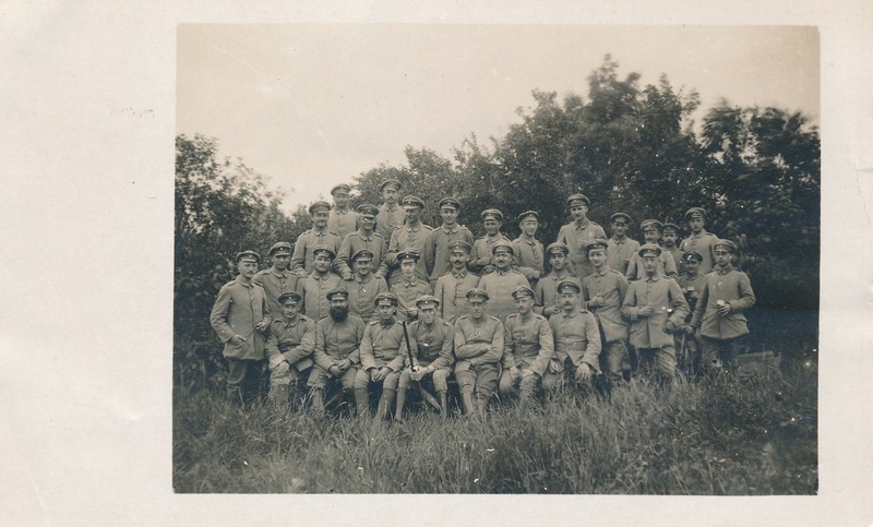 Grupp saksa sõdureid I maailmasõja ajal
