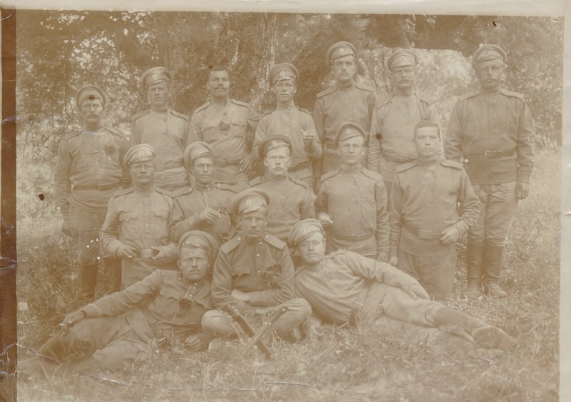 Grupp tsaariarmee sõdureid