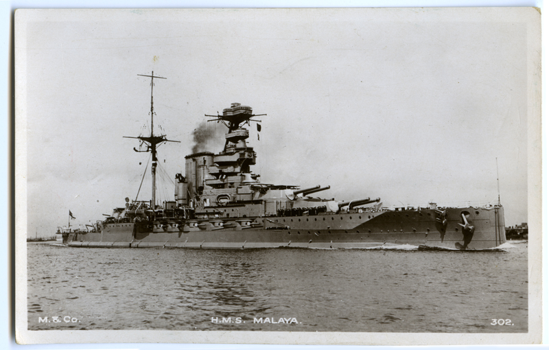 Suurbritannia lahingulaev "Malaya".