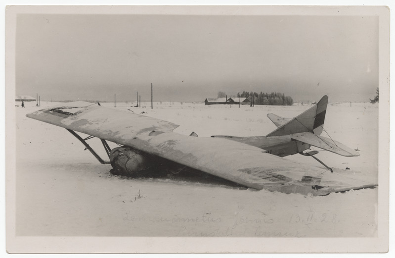 Lennuki Gourdou-Lesseurre GL-22 nr 81 avarii