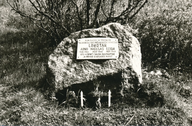 Toomika, mälestussammas nõukogude võimu eest langenutele