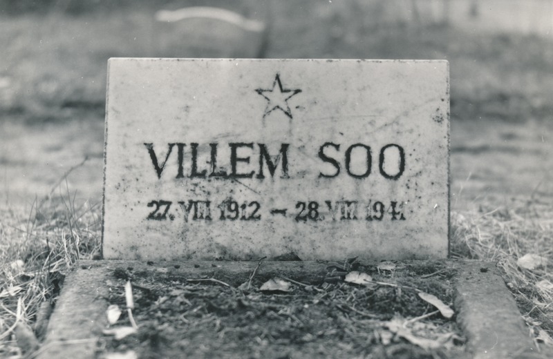 Rakvere kalmistu, mälestustahvel Villem Soole