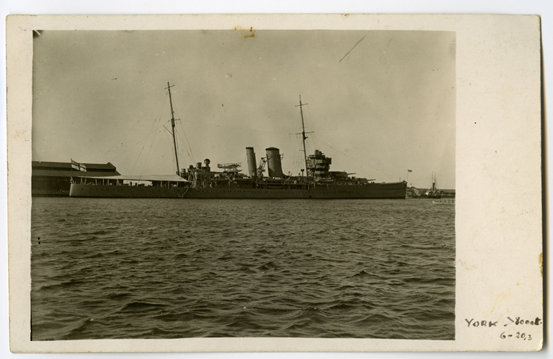 Suurbritannia raskeristleja "York" Tallinnas 1931.a.