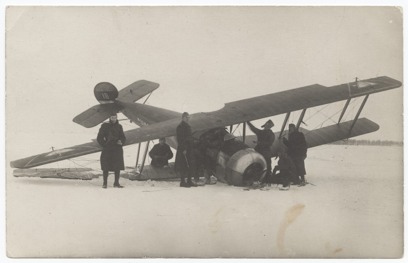 Lennuki Avro 504K nr 18 avarii