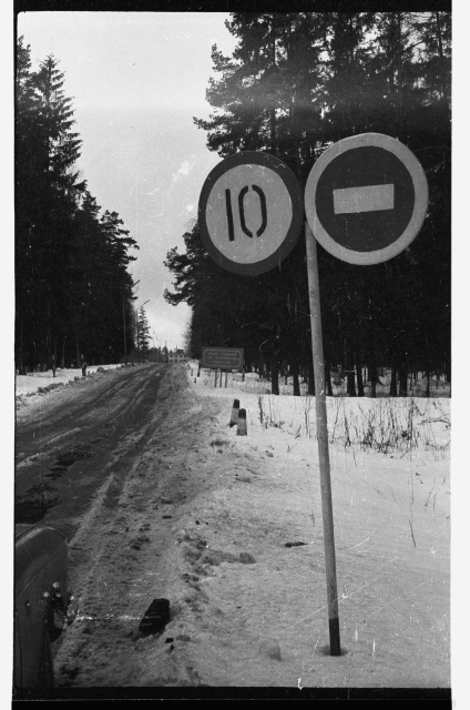 Keelumärk Skrunda radarijaama lähistel