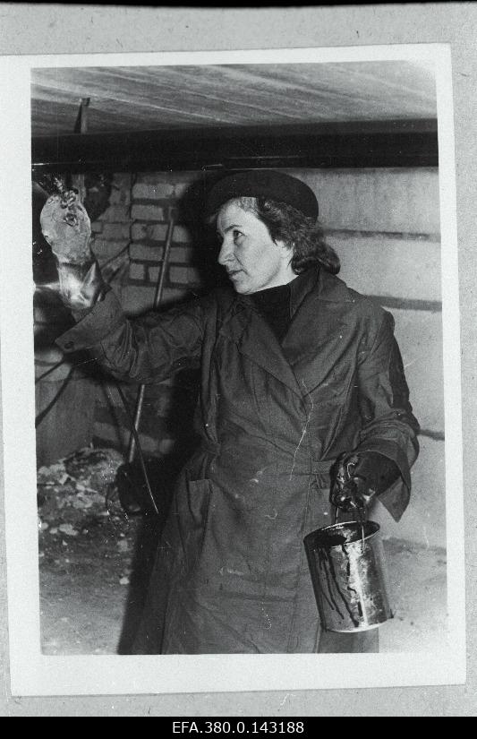 Deputy Chairman of the Presidium of the Supreme Soviet of Estonia Maia Leosk on Saturday at Harju EPT.