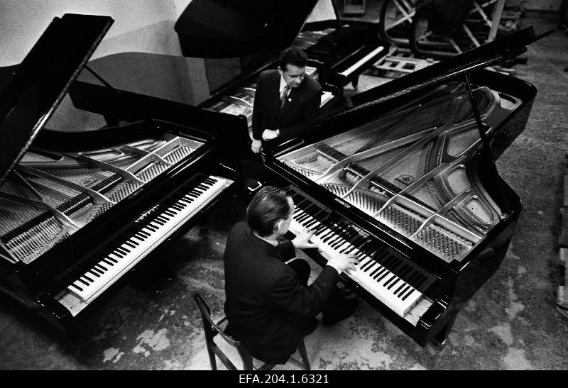 Piano Estonia, which has won allied and international recognition made at the Tallinn Klaver factory.
