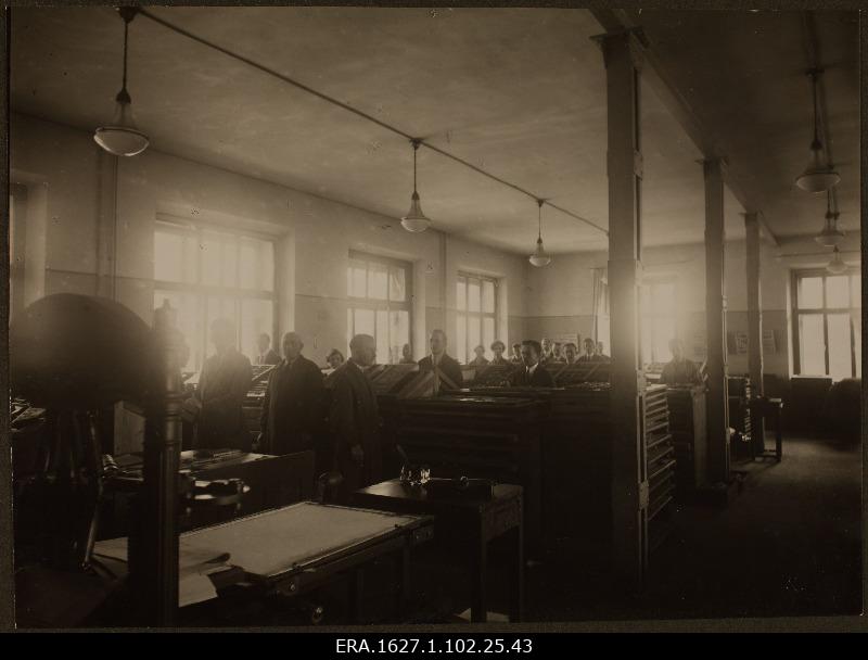 Simplistic printing industry II storage room