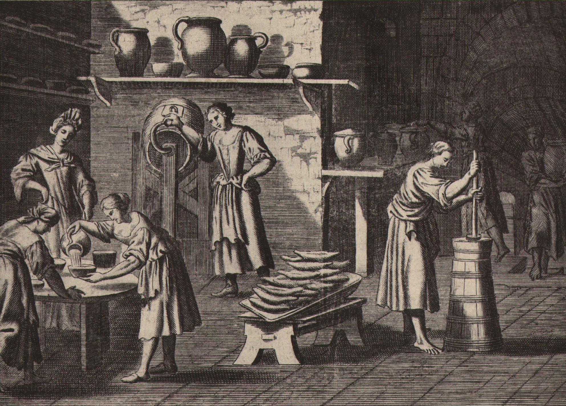 Piimatööstus Saksamaal, 1700.a.