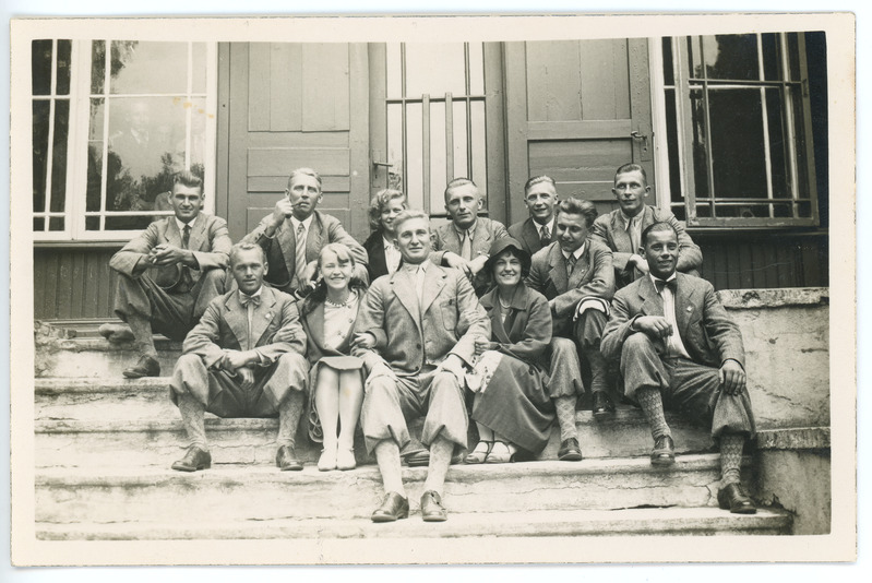 VS Sport jalgpallurid Falkpargi aias 1930. aastail