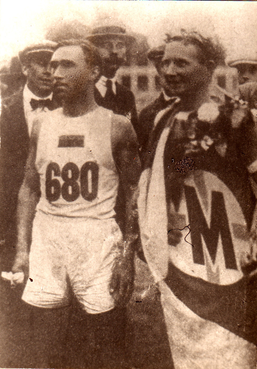 Jüri Lossman ja Hannes Kolehmainen Antwerpeni VII suveolümpial 1920