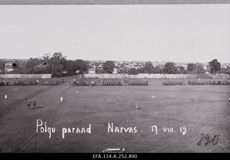 War of Liberty. 9. Inspection of the cakes in the city of the Jalaväepolgu.