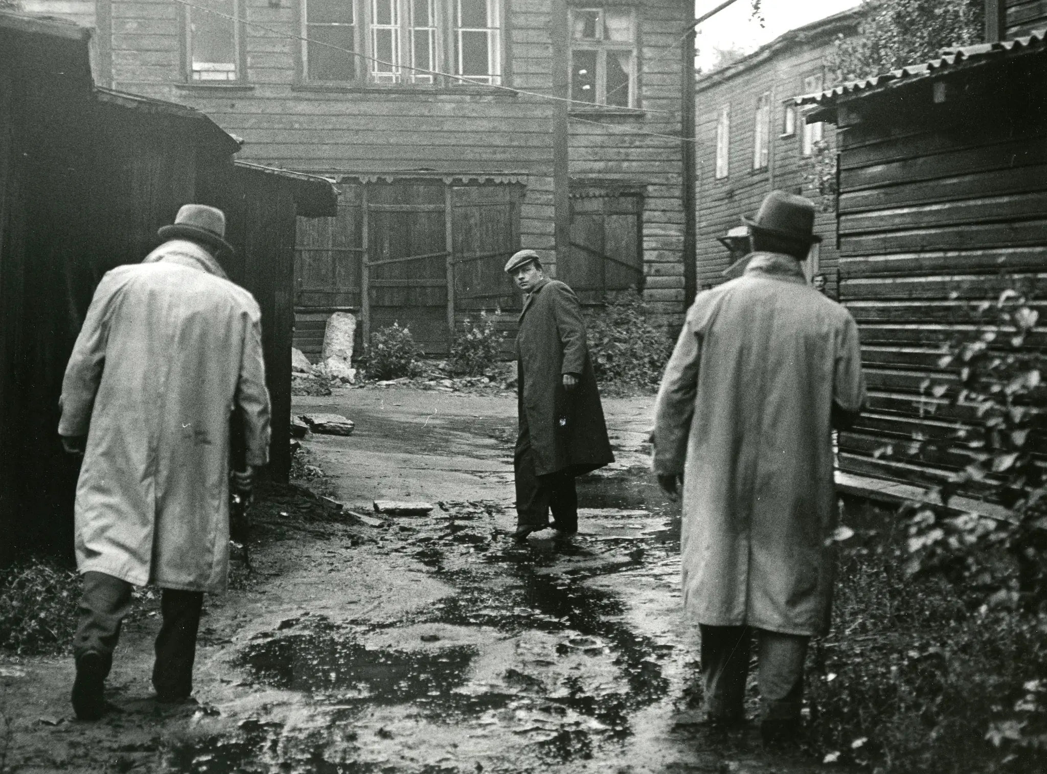 Kaljo Kiisa filmi "Surma hinda küsi surnutelt" (1977) võttepaik - Vilmsi 15 hoov.