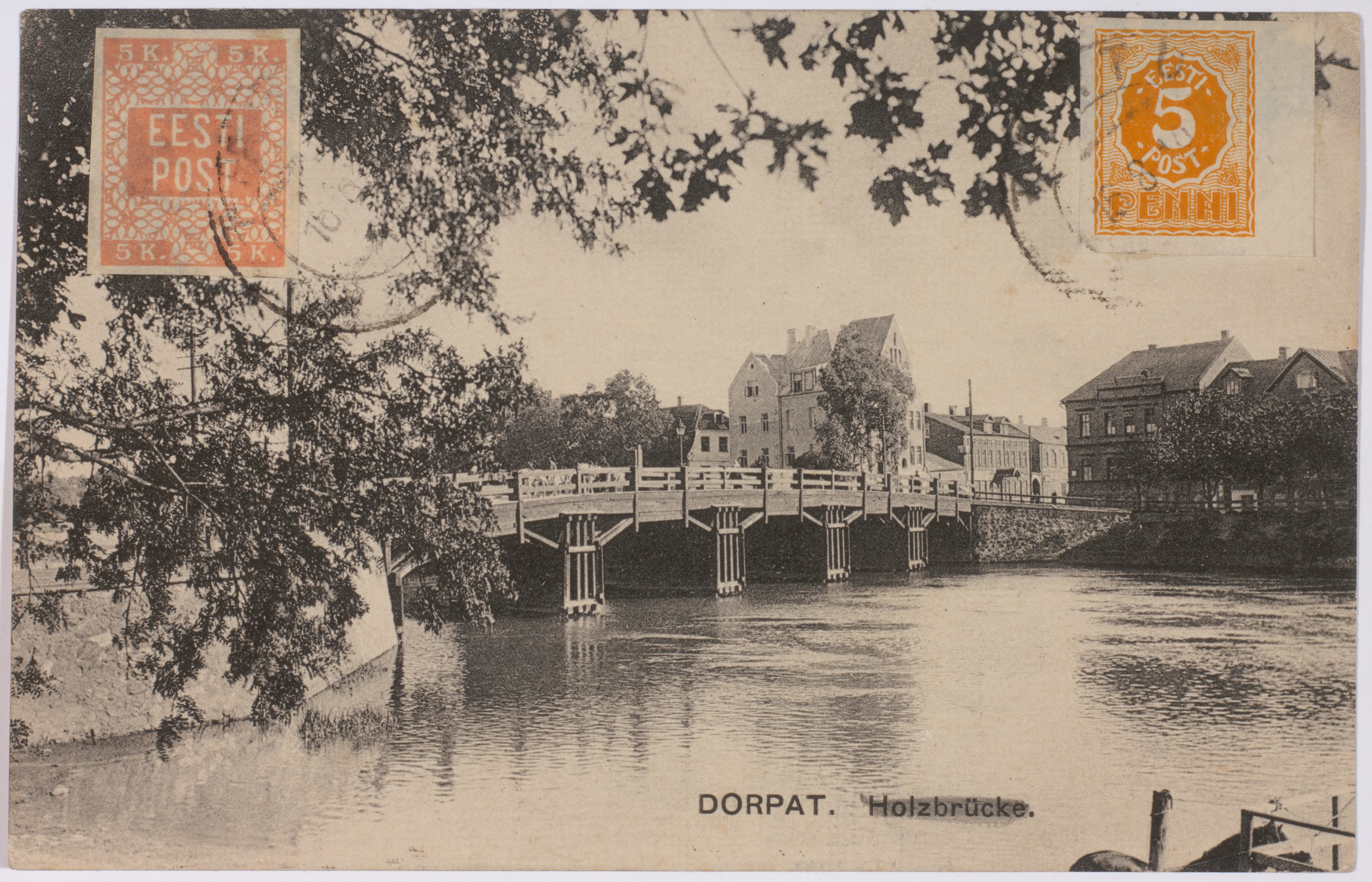 Postkaart Andrus Ansipi kogust. Puusild